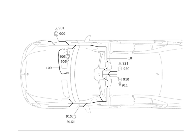 2214400705 - Electrical Equipment and Instruments: Wiring Harness for Mercedes-Benz Image image