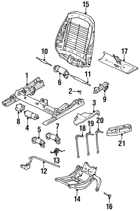 Seats & Track Components for 1997 BMW 318ti #0