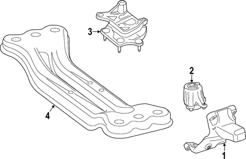 Engine & Trans Mounting for 2024 Mercedes-Benz SL55 AMG #0