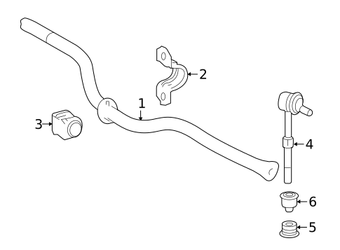 Stabilizer Bar & Components for 2015 Lexus NX200t #1