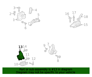 2018-2026 GM Trans Mount Bracket 85558396 GM | GMPartsDirect.com