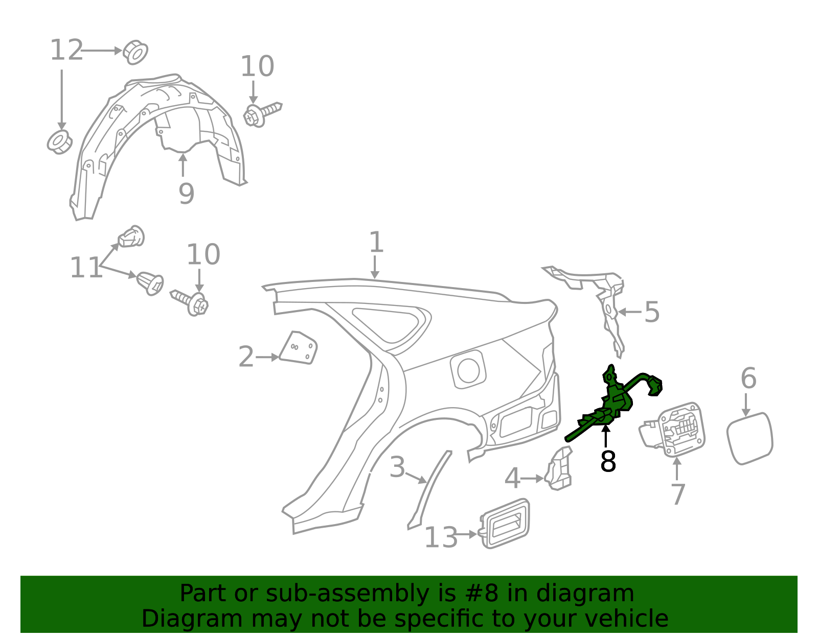 77050-07011 - Actuator 2013-2018 Toyota Avalon | Longo Toyota Parts