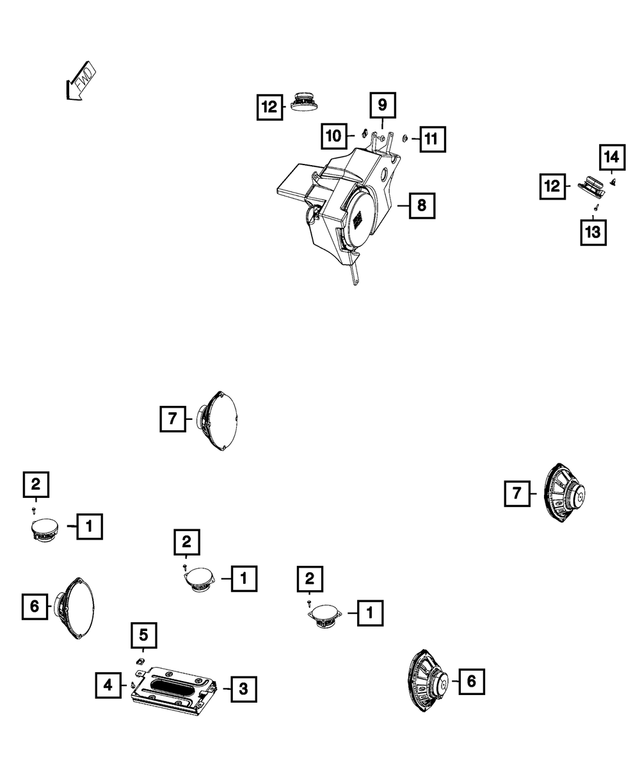 6510462AA - Electrical: Nut And Washer for Mopar Image