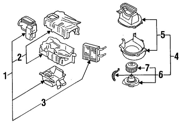 2722085E02 - : Blower Motor for Nissan: Axxess, Maxima, NX, Pulsar NX, Sentra, Stanza Image