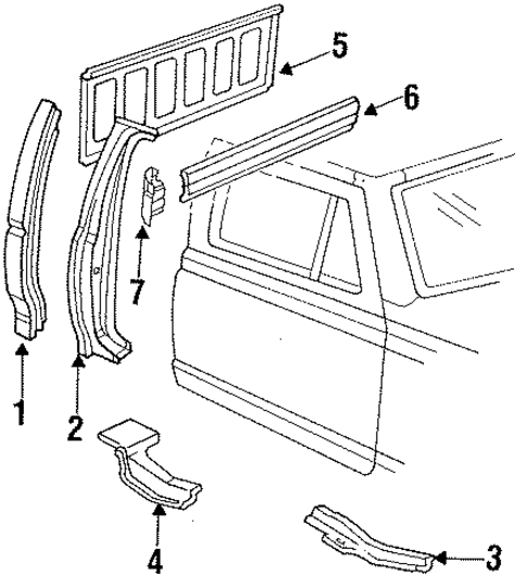Rear Panels for 1985 Ford Ranger #0