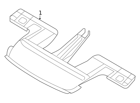 High Mounted Stop Lamp for 2010 Volvo S80 #0