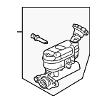19209264 - Body: Master Cylinder for Buick: Rendezvous | Pontiac: Aztek Image
