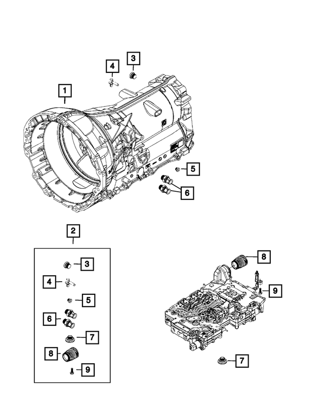 « 68145443AB – Transmission : Remplissage Bouchon pour Mopar Image »