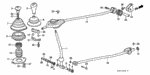 54102SH3901 - Chassis: KNOB, CHANGE LEVER for Honda Image