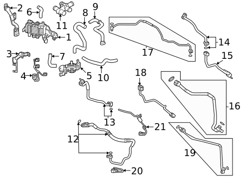 Auxiliary AC & Heater Unit for 2023 Lexus NX450h+ #0