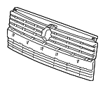 701853653E01C - Body: Grille for Volkswagen Image