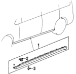 5862035060 - Body: Rocker Molding for Isuzu Image