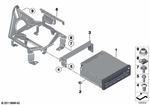 65129272356 - Audio, Navigation, Electronic Systems: Rp Dvd Multimedia Changer for BMW Image