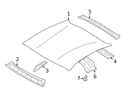 Roof & Components for 2018 Subaru BRZ #0