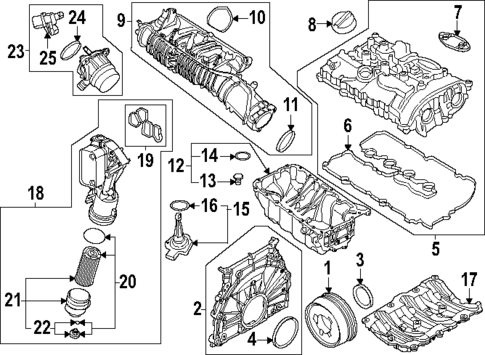 Engine Parts for 2025 Mini Countryman #0