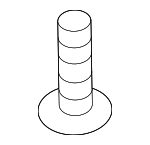 68171979AA - Body: Sun-visor Screw for Chrysler: 200, Pacifica, Voyager | Dodge: Nitro | Jeep: Cherokee, Liberty Image