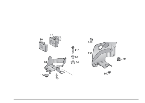 Hydraulic Unit for 2018 Mercedes-Benz GLS450 #0