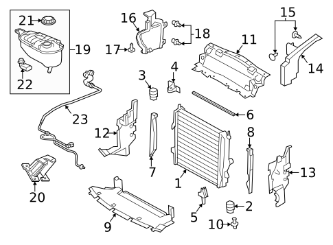 Radiator & Components for 2017 Jaguar F-Type #0