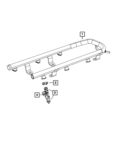 Fuel Rail and Injectors for 2010 Chrysler 300 #0