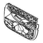 51415A93713 - Body: Door Trim Panel for BMW Image