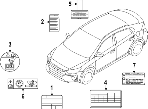 Labels for 2023 Hyundai Ioniq 6 #0