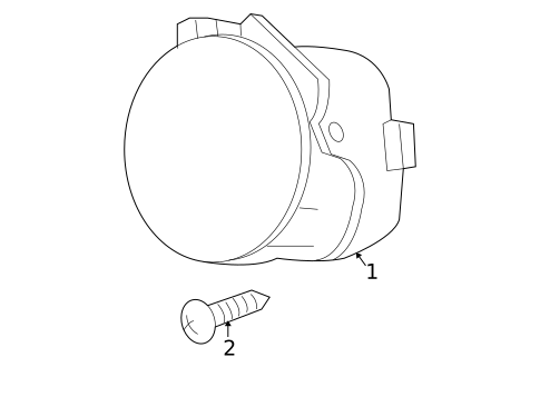 Fog Lamps for 2008 Mitsubishi Raider #0