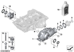 31527507697 - Front Axle: Shaft Seal for BMW Image
