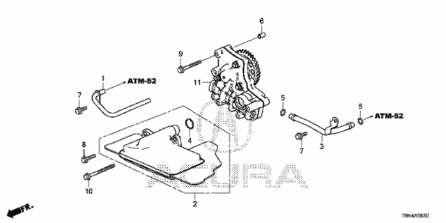 AT Gear Oil Pump for 2019 Acura NSX #0