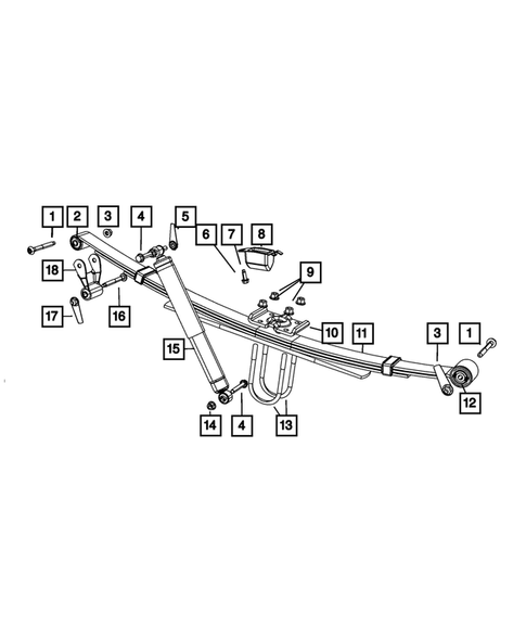 Rear Suspension and Cradle for 2009 Dodge Dakota #0