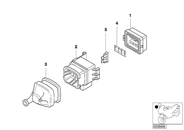 61131382197 - : Cover For Fuse Holder for BMW-Motorrad Image