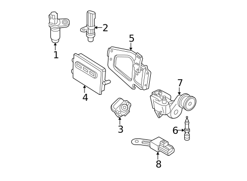 Control Modules for 2005 Dodge Durango #0