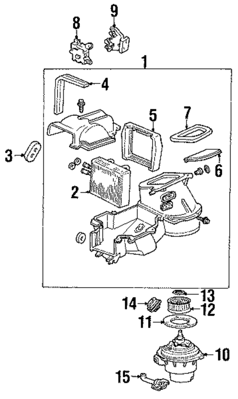 HVAC Case for 2001 Mercury Villager #0