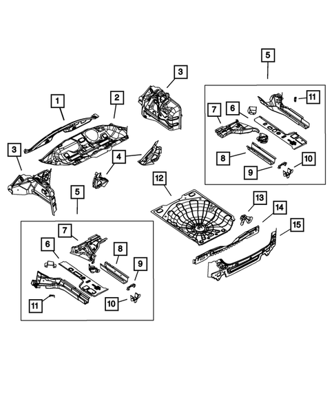 Floor Pans for 2013 Dodge Dart #0