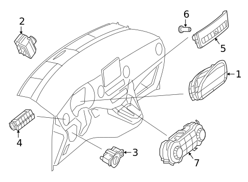 Instruments & Gauges for 2023 Mercedes-Benz Metris #0