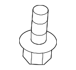 LR003450 - Body: Rear Bracket Screw for Land Rover: Range Rover Evoque, Range Rover Velar Image