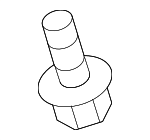 XYG500160 - Body: Front Bracket Screw for Land Rover: Defender 110, Defender 130, Defender 90, Discovery Sport, LR3, Range Rover, Range Rover Evoque, Range Rover Sport, Range Rover Velar Image