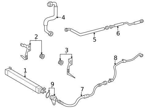 Trans Oil Cooler for 2009 Mercedes-Benz G55 AMG #0