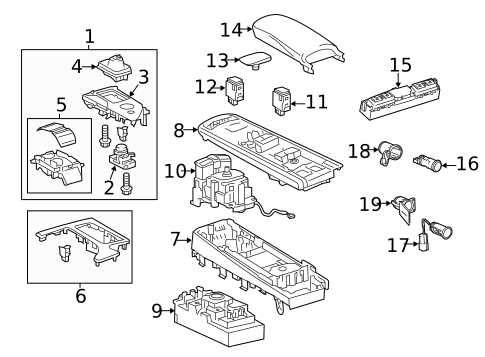Switches, Solenoids & Actuators for 2019 Lexus GS300 #0