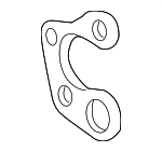 99734754400 - Steering: Upper Press Hose Support for Porsche: 911 Image