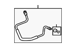 9A134744303 - Steering: Pressure Line for Porsche: 911 Image