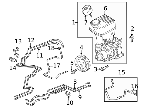 Pump & Hoses for 2013 Porsche 911 #1