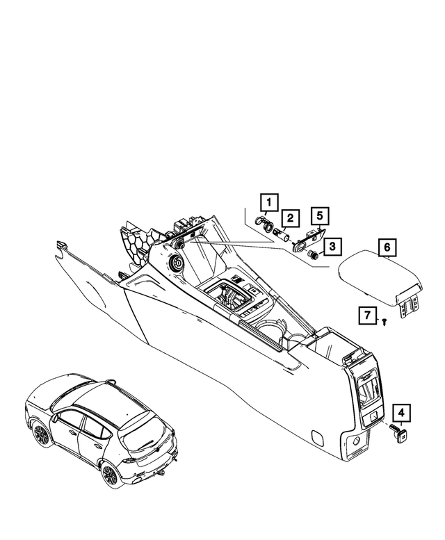 7MU18LXHAA - : Power Outlet Bezel for Mopar Image