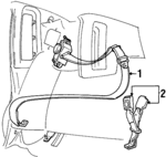 XW1Z54611B69AAE - Electrical: Retractor Assembly for Lincoln: Town Car Image