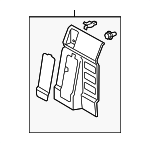 642700C020C0 - Body: Back Panel Trim for Toyota: Tundra Image