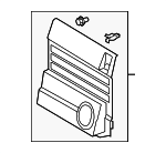 642800C010C0 - Body: Back Panel Trim for Toyota: Tundra Image