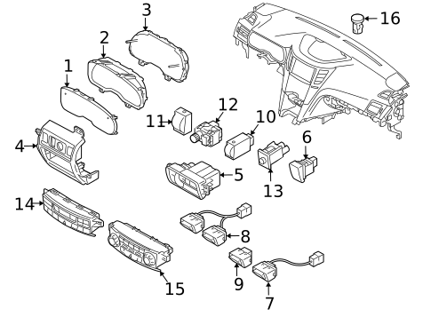 Controls for 2011 Subaru Legacy #0