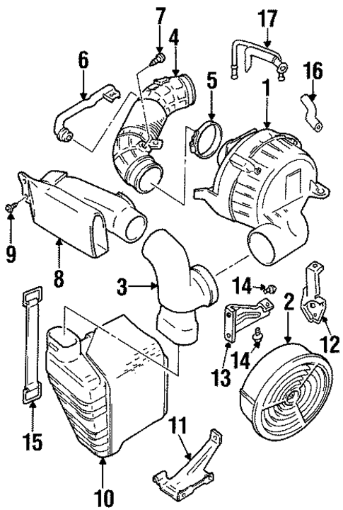 Air Intake for 2001 Chevrolet Metro #0