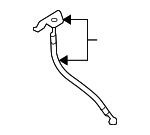 587323J000 - : Brake Hose for Hyundai Image