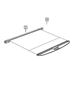 6FW03DX9AB - : Security Cargo Cover for Mopar Image