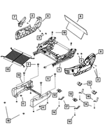 1JB20ES3AC - : Passenger Outboard Shield for Chrysler: Town &amp; Country | Dodge: Grand Caravan Image